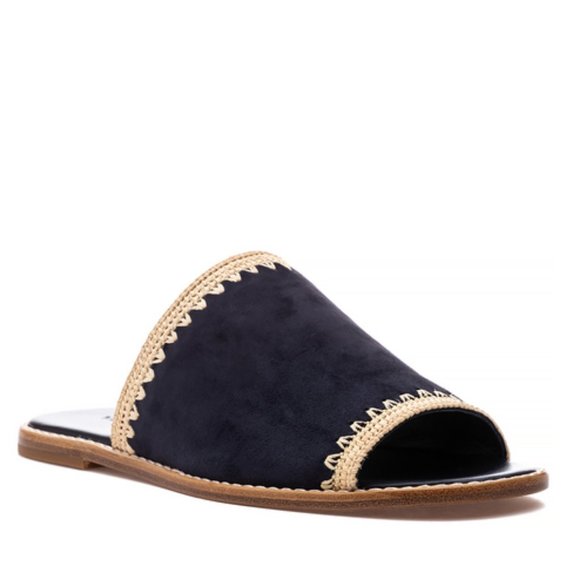 VINCE Suede Slide Sandals - Picture 3 of 12